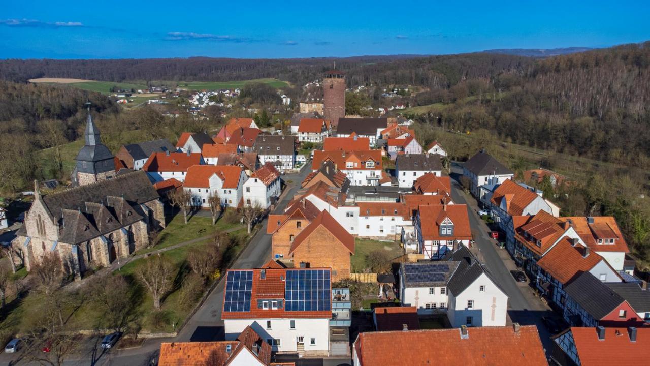 Ferienwohnung Zur Burg Trendelburg Eksteriør bilde